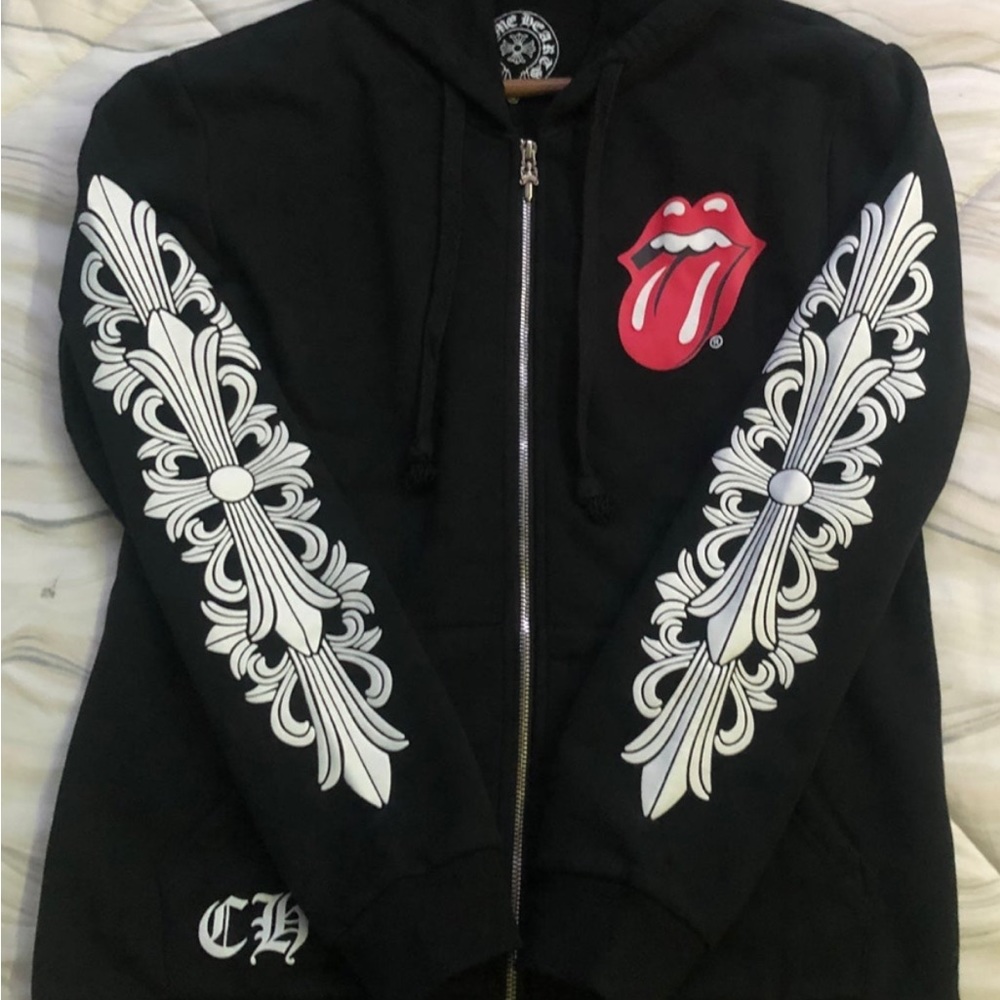 Chrome hearts Rolling Stones hoodie